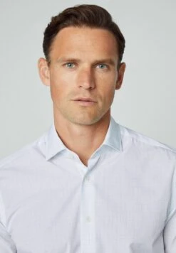 Hackett London City Tattersall - Overhemd - White/Blue -Jack and Jones Verkoopwinkel 5863beb858b746edb31da2a3c8204cad