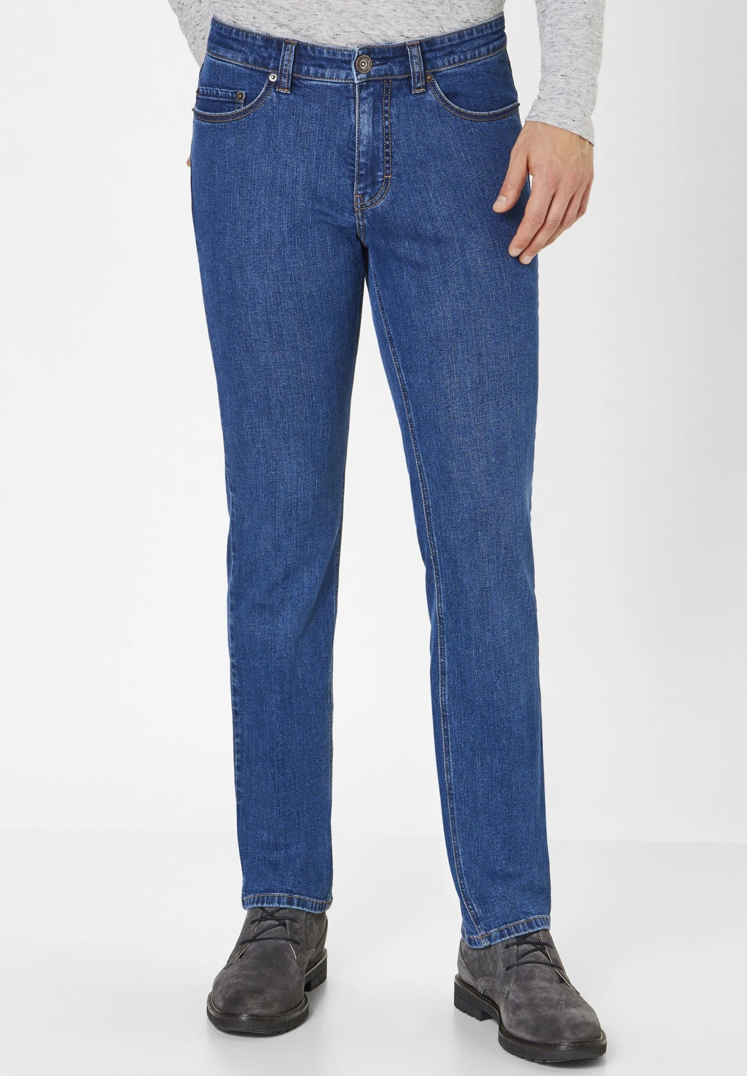 Motion & Comfort - Slim Fit Jeans - Mid Blue 8 Motion & Comfort - Slim Fit Jeans - Mid Blue - Afbeelding 6