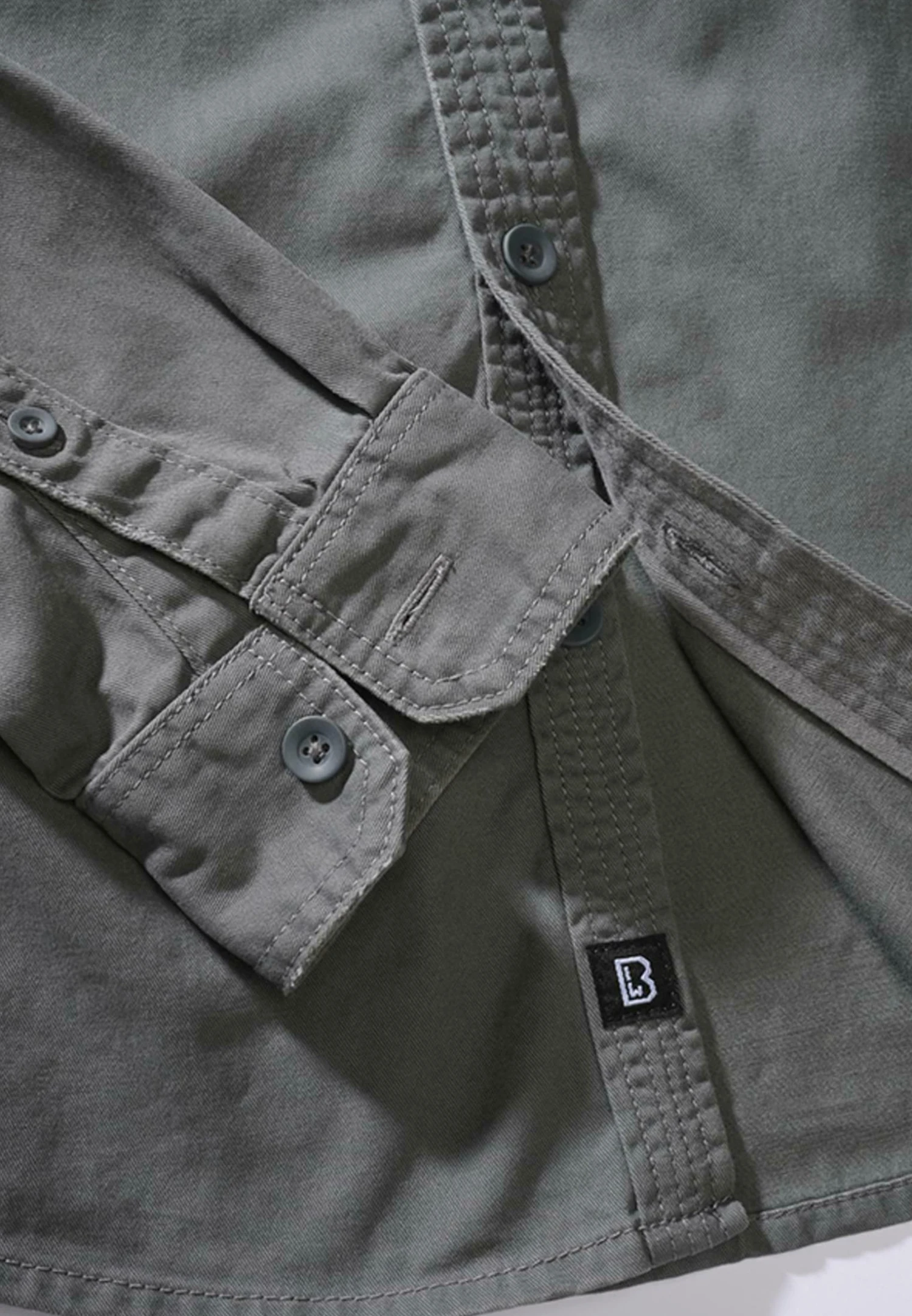 Brandit Vintage- Overhemd - Charcoal Grey 6 Brandit Vintage- Overhemd - Charcoal Grey - Afbeelding 4