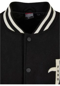 FUBU Old English Varsity Jacket - Bomberjacks - Black Offwhite White -Jack and Jones Verkoopwinkel 58bb24f0ba6b43e88a69749a1d4630df
