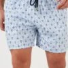 Slim Fit - Zwemshorts - Turquoise-White -Jack and Jones Verkoopwinkel 59279bf182a84e48831430c8131a593f