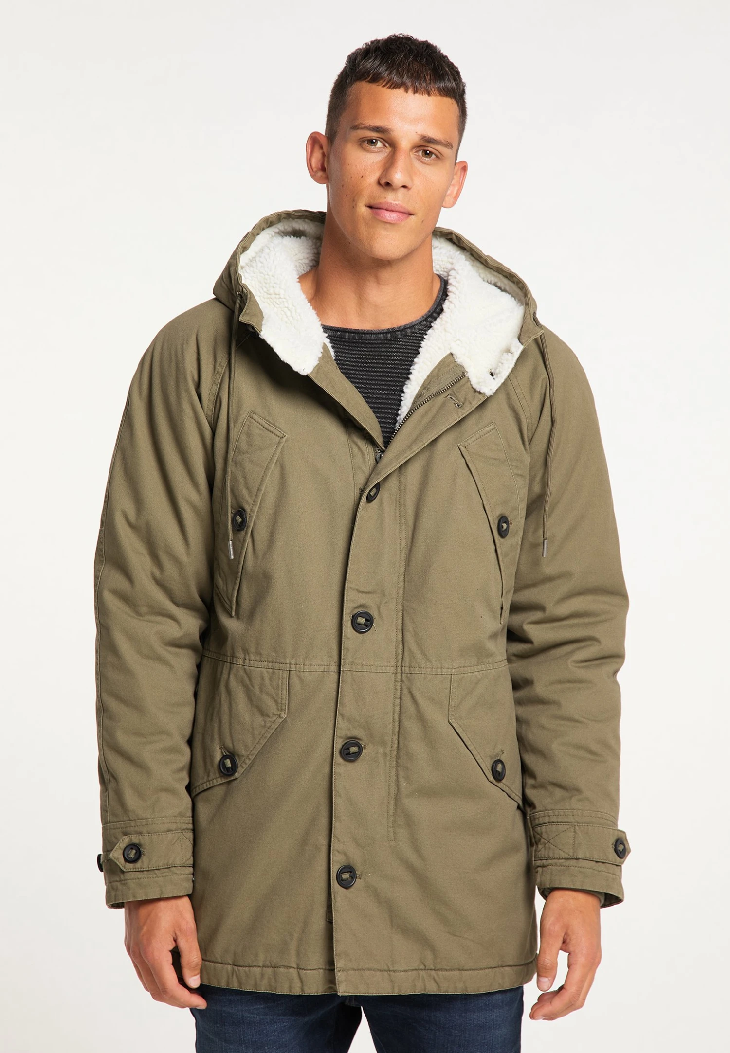 Mo Mimo - Winterjas - Oliv 3 Mo Mimo - Winterjas - Oliv