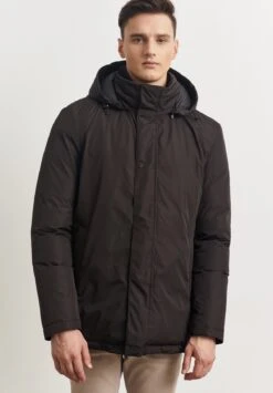 Standard Fit Plain - Winterjas - Black
