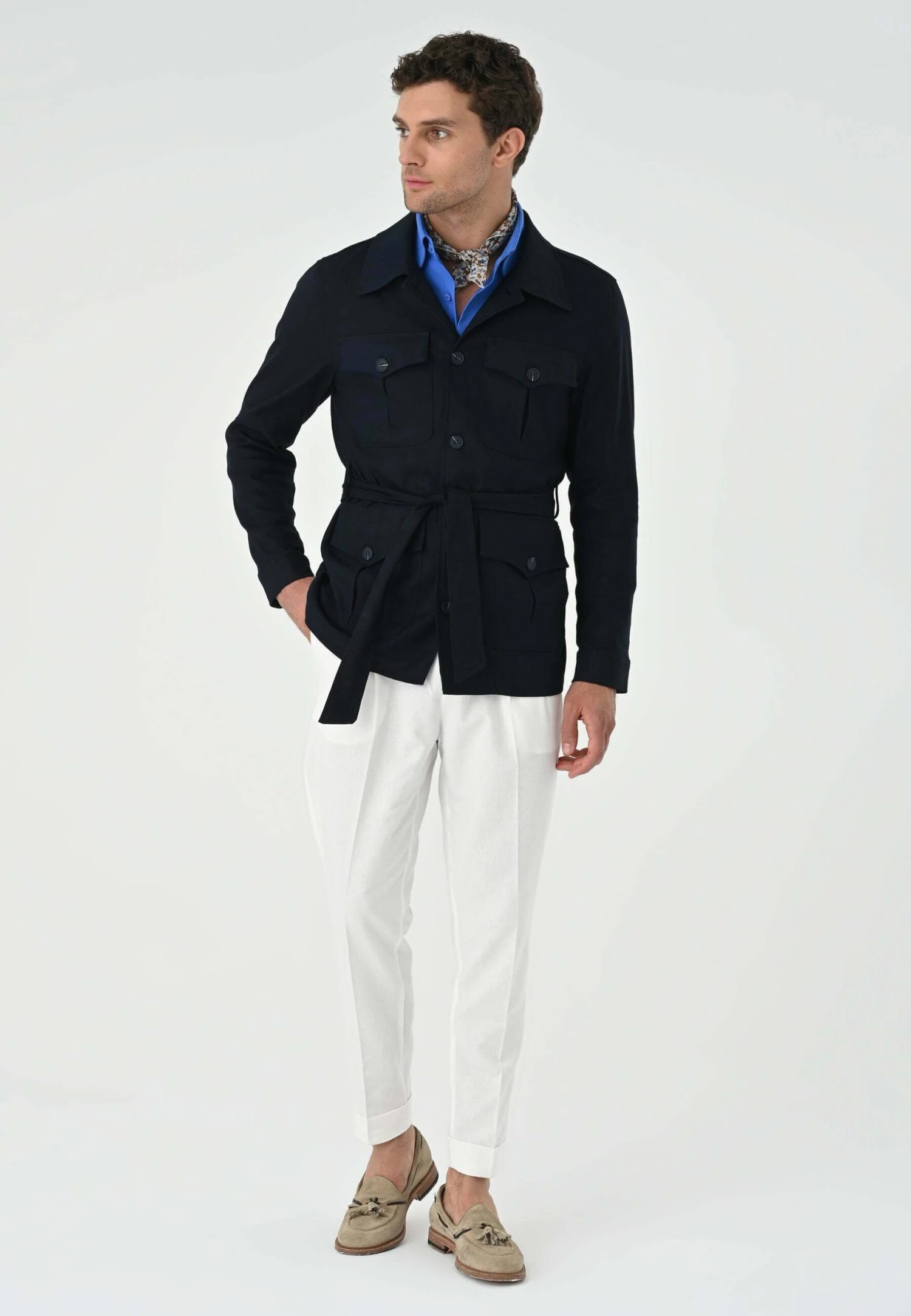 Trenchcoat - Dark Navy 6 Trenchcoat - Dark Navy - Afbeelding 4