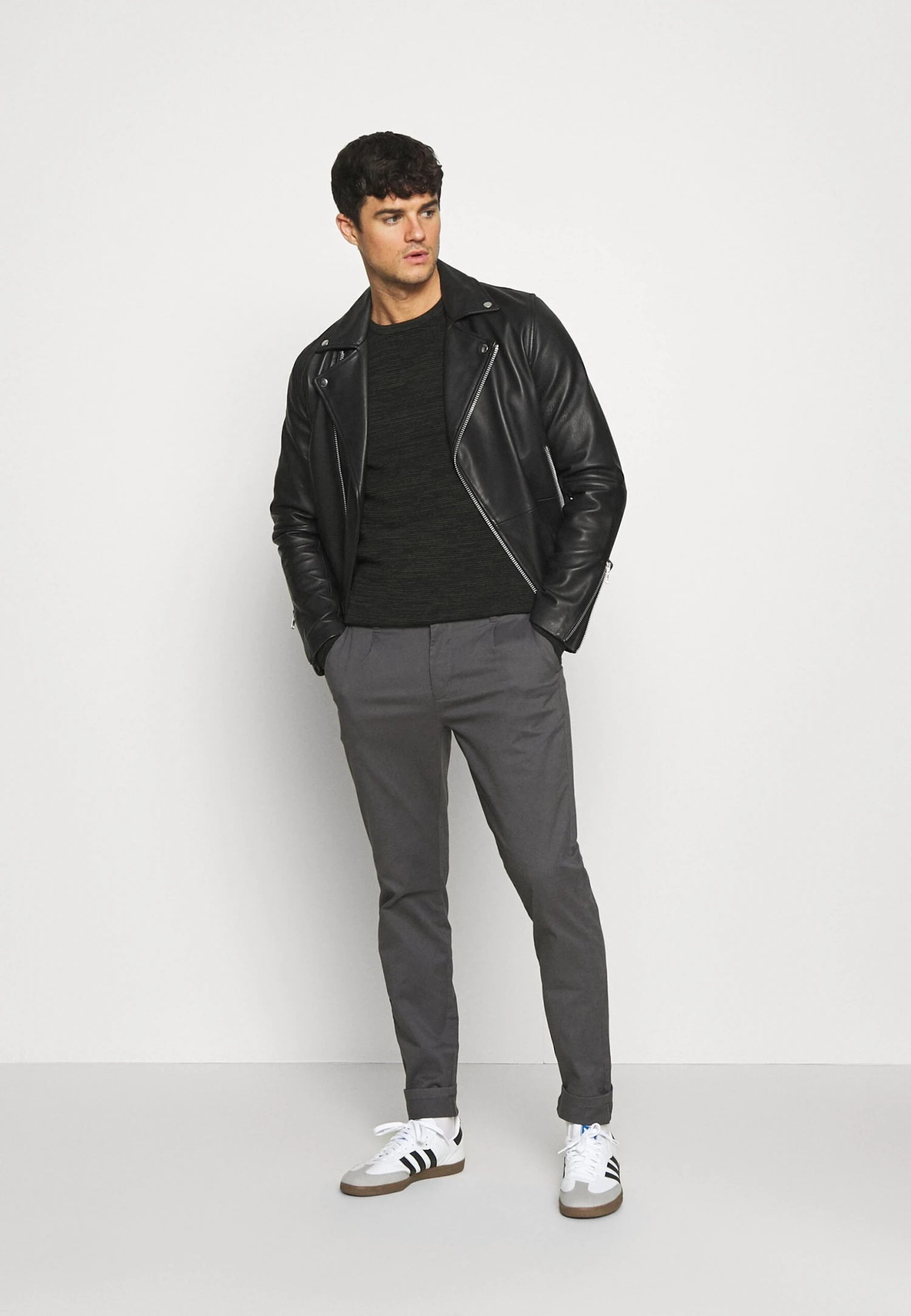 Only & Sons Onscam - Chino - Grey Pinstripe 4 Only & Sons Onscam - Chino - Grey Pinstripe - Afbeelding 2