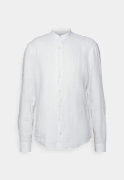 Linen Standup Collar Slim Shirt - Overhemd - White -Jack and Jones Verkoopwinkel 5aa8c484d991487c81acdde4c9c3763e