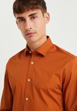 WE FASHION Met Stretch - Zakelijk Overhemd - Orange -Jack and Jones Verkoopwinkel 5ac16eaabc2b497bb67fc6120352306f