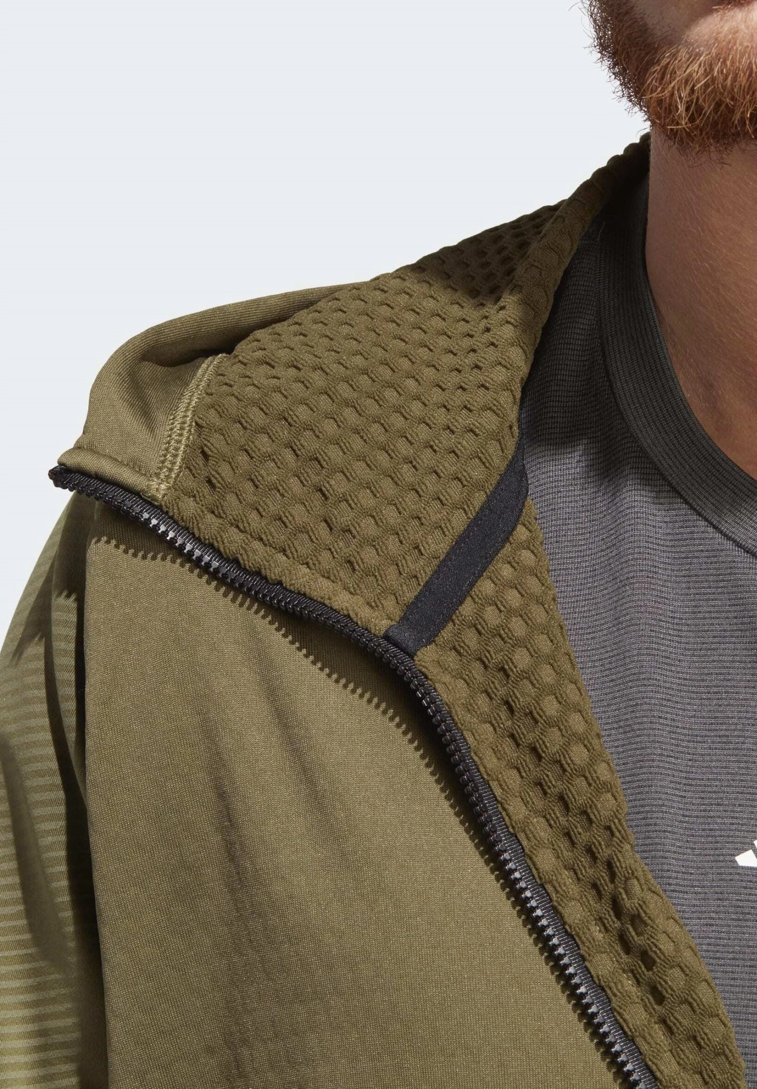 Adidas Sportswear Fleecejas - Focus Olive 7 Adidas Sportswear Fleecejas - Focus Olive - Afbeelding 5