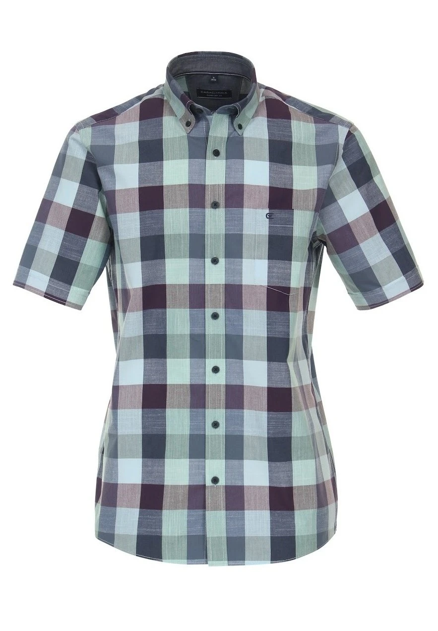 Kurzarm - Overhemd - Blue 3 Kurzarm - Overhemd - Blue