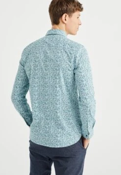 WE FASHION Slim-Fitmit Muster - Overhemd - Blau -Jack and Jones Verkoopwinkel 5b5bc5700041470ea21efdbff133231d