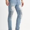 Only & Sons Onsspun Biker - Jeans Tapered Fit - Blue Denim