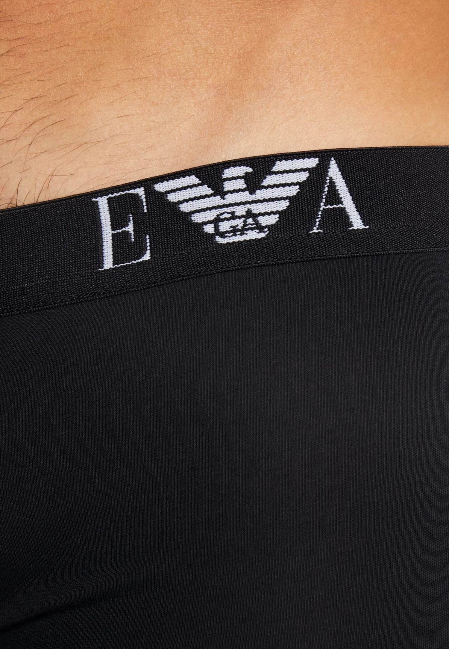 Emporio Armani Herren Shorts 3Er Pack - Trunks, Pants, Unterwäsche, Stretch Cotton - Onderbroeken - Nero 7 Emporio Armani Herren Shorts 3Er Pack - Trunks, Pants, Unterwäsche, Stretch Cotton - Onderbroeken - Nero - Afbeelding 5
