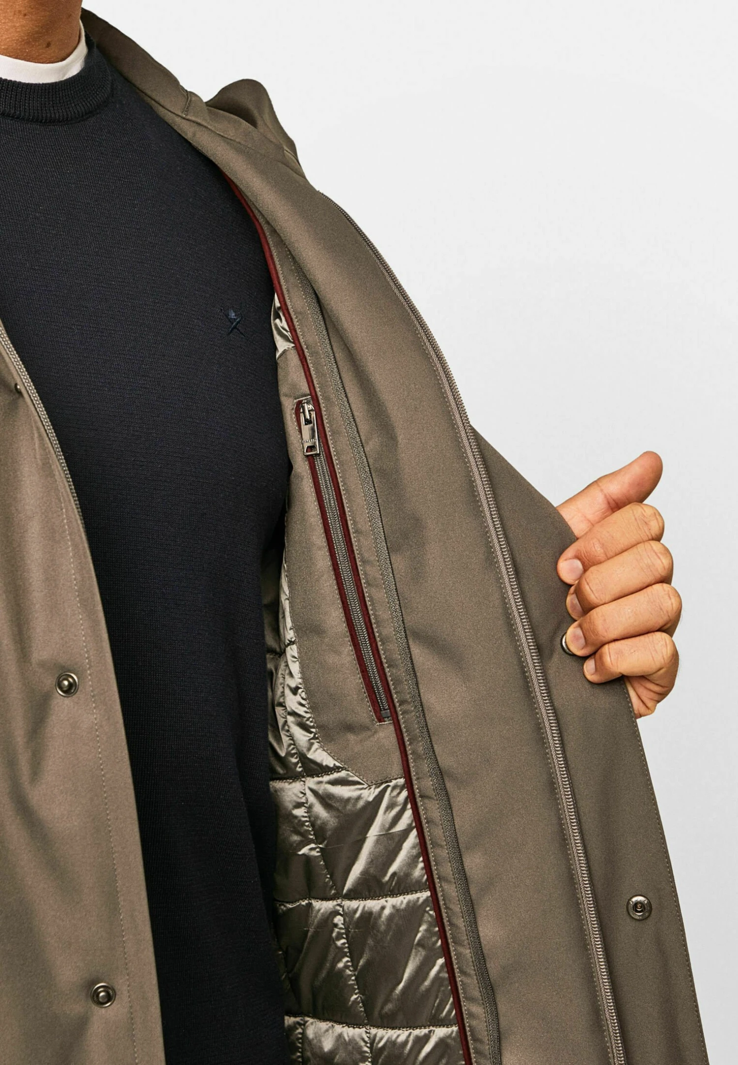 Hackett London Parka - Grey 7 Hackett London Parka - Grey - Afbeelding 5