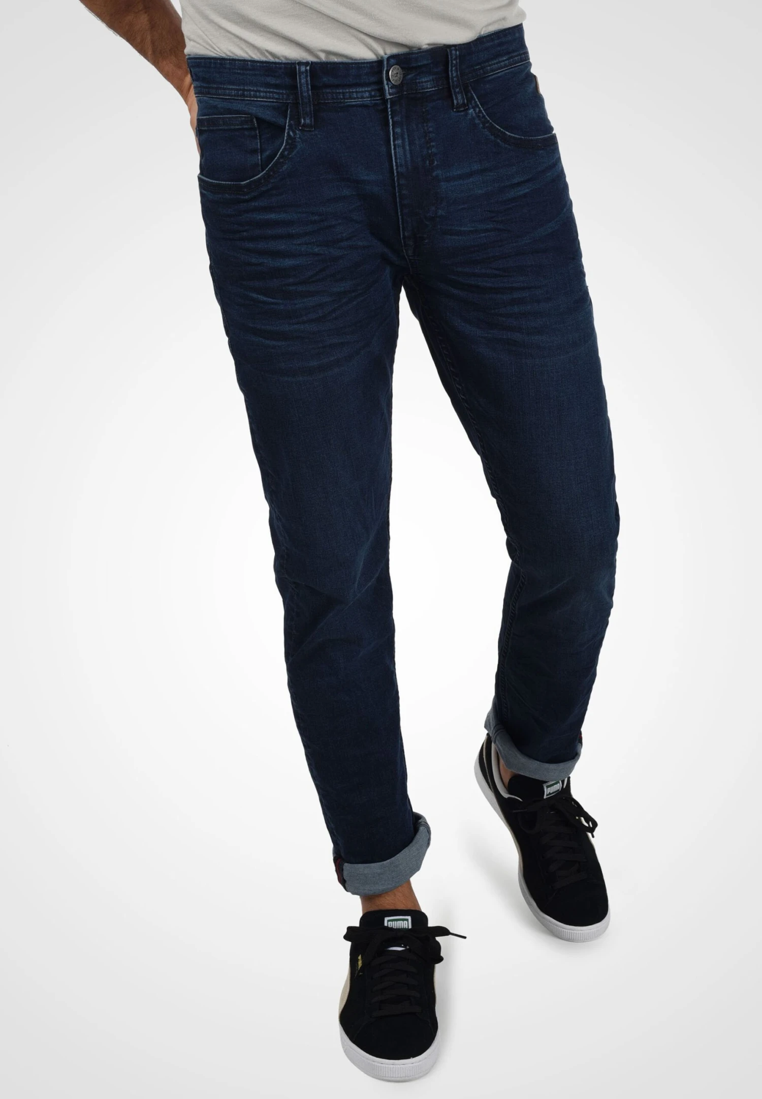 Blend Bhbengo - Straight Leg Jeans - Denim Darkblue 3 Blend Bhbengo - Straight Leg Jeans - Denim Darkblue