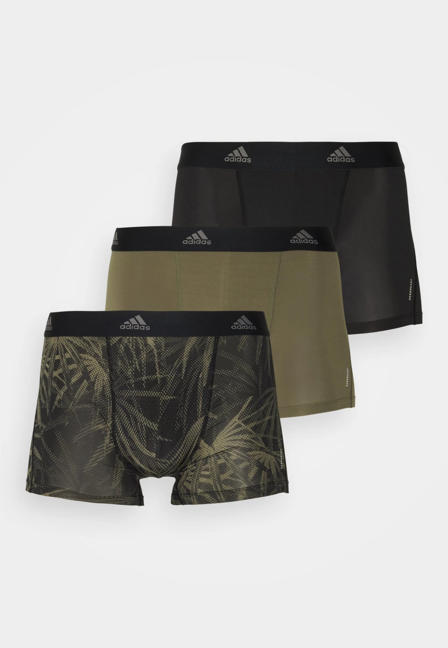 Adidas Sportswear Micro Trunk 3 Pack - Onderbroeken - Black/Palm/Kalamata 8 Adidas Sportswear Micro Trunk 3 Pack - Onderbroeken - Black/Palm/Kalamata - Afbeelding 6
