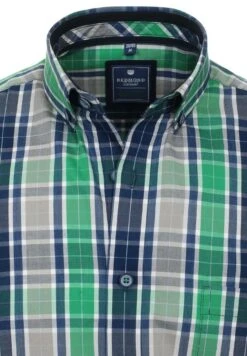 REDMOND Regular FitKurzarm- Overhemd - Grün 8 REDMOND Regular FitKurzarm- Overhemd - Grün -Jack and Jones Verkoopwinkel 5ce585adfd6a44d09bbef64ab2b35b70