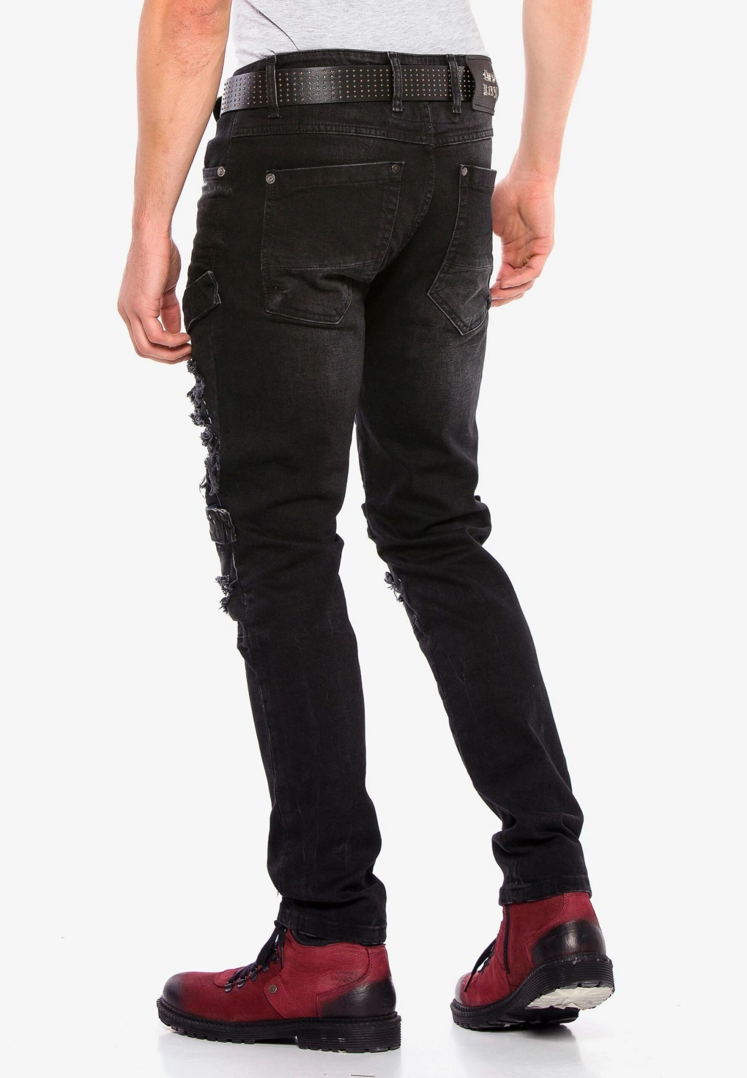 Cipo & Baxx Straight Leg Jeans - Black 9 Cipo & Baxx Straight Leg Jeans - Black - Afbeelding 7