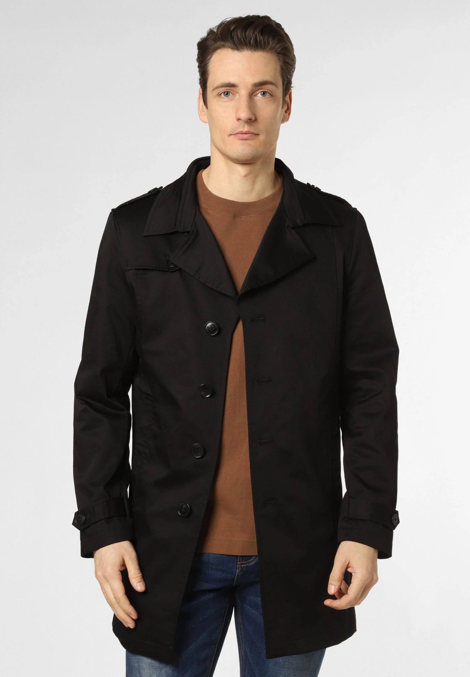 Aaron - Trenchcoat - Schwarz 3 Aaron - Trenchcoat - Schwarz