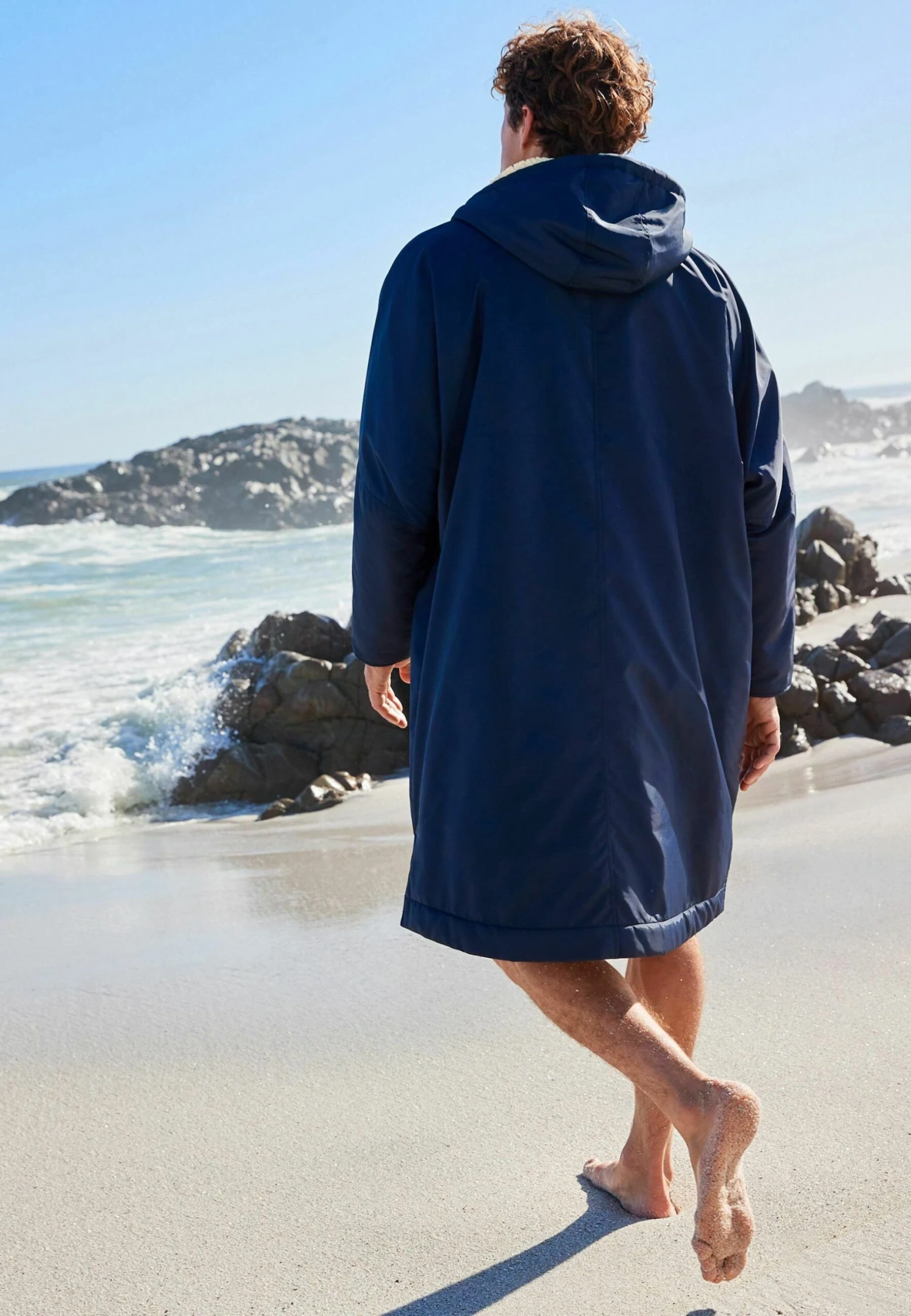 Next Swim Changing- Winterjas - Navy Blue 4 Next Swim Changing- Winterjas - Navy Blue - Afbeelding 2