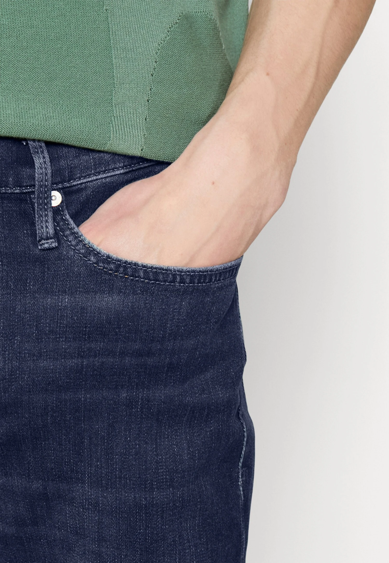 FRAME Jeans Skinny Fit - Dark/Blue 7 FRAME Jeans Skinny Fit - Dark/Blue - Afbeelding 5