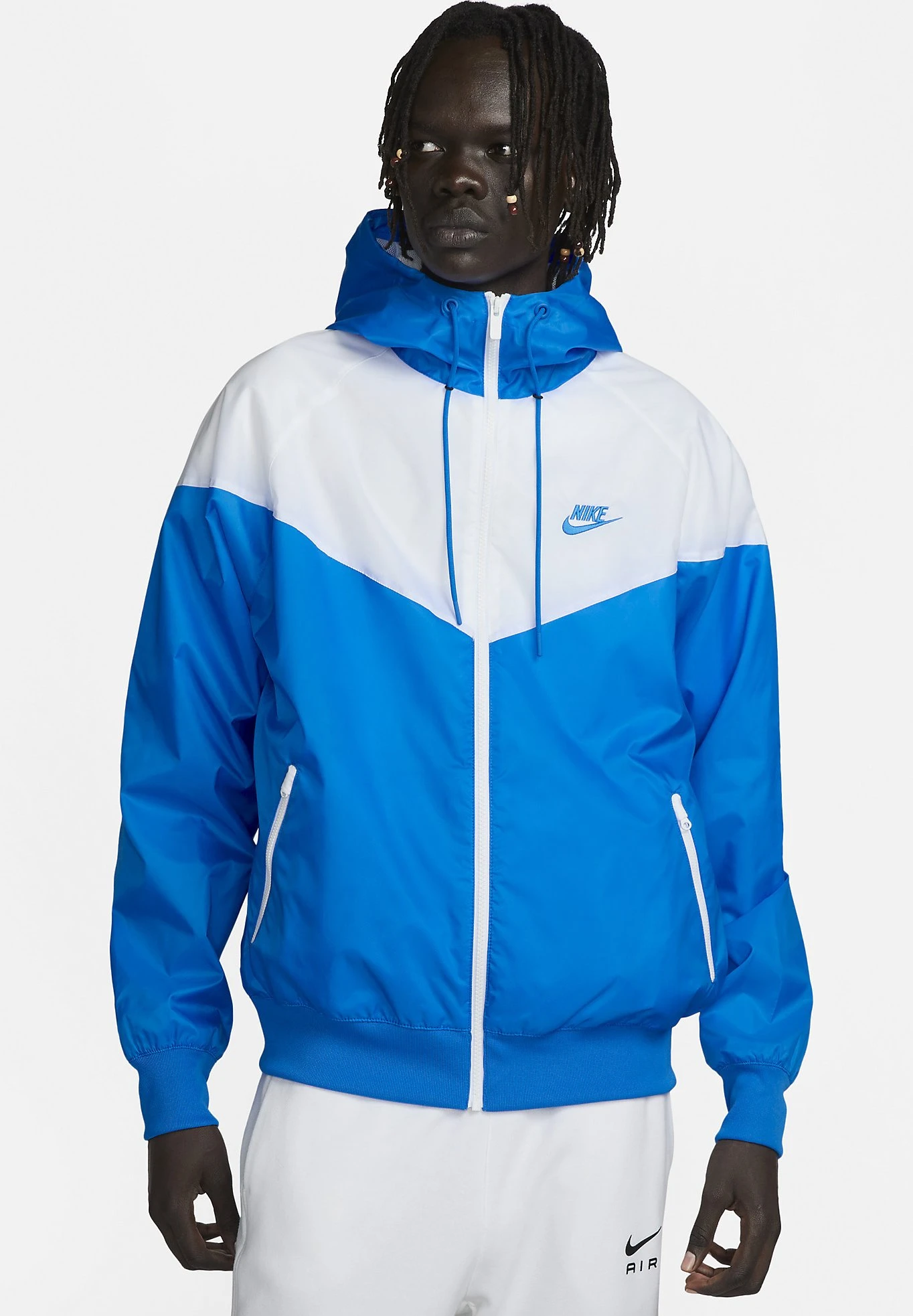 Nike Sportswear M Wvn Lnd Wr Hd - Windjack - Photo Blue/White/Photo Blue 3 Nike Sportswear M Wvn Lnd Wr Hd - Windjack - Photo Blue/White/Photo Blue