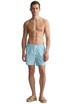 Gant Classic Fit Seersucker- Zwemshorts - Light Aqua 7 Gant Classic Fit Seersucker- Zwemshorts - Light Aqua -Jack and Jones Verkoopwinkel 60dbe3518f1447959582b05fa4d2994b