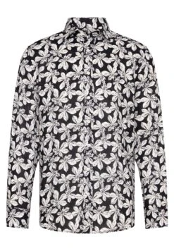 Bugatti Print Modern Fit - Overhemd - Schwarz -Jack and Jones Verkoopwinkel 60ec686a505542f093ffb2c75898a2a9