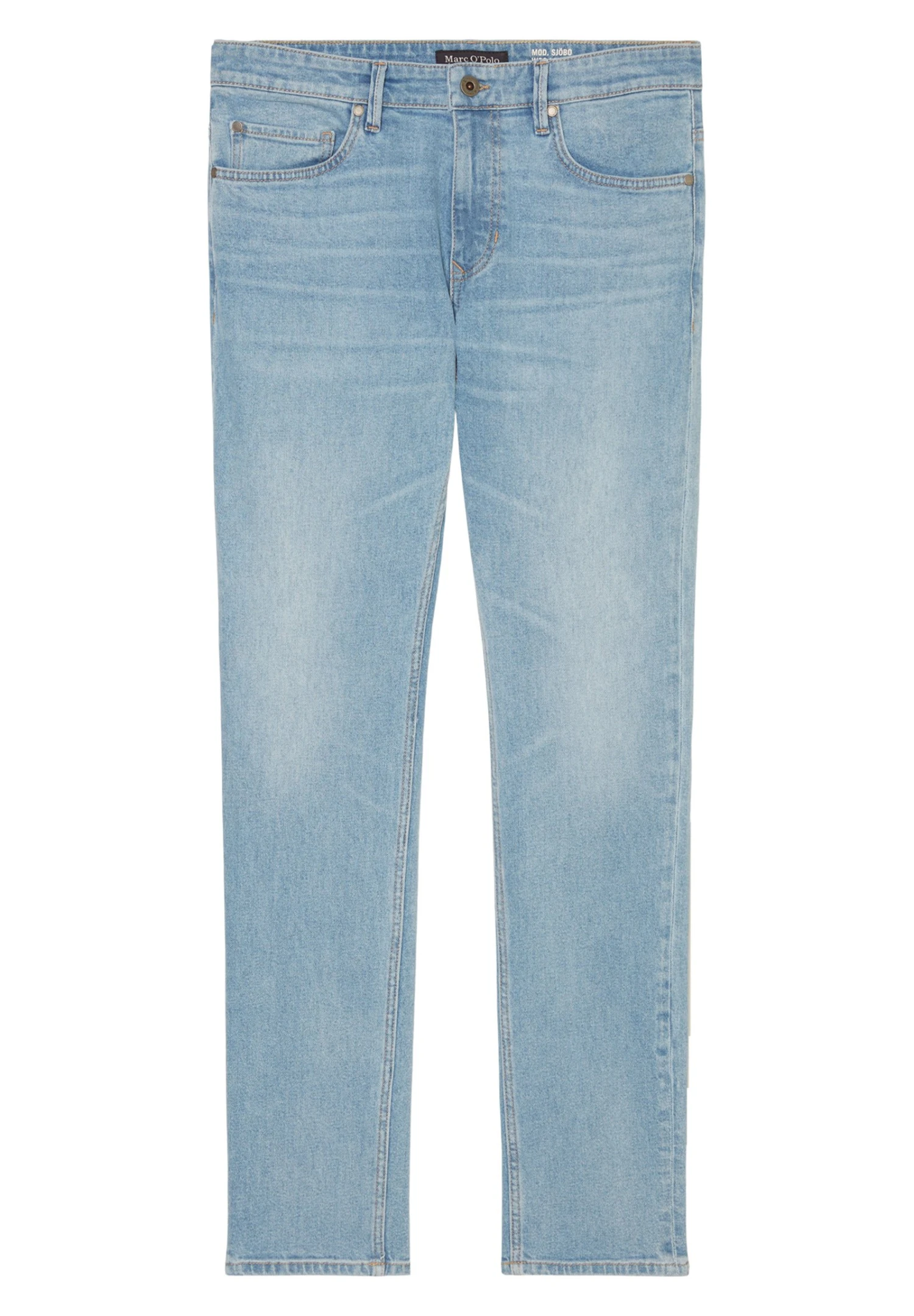 Marc O'Polo Sjöbo Shaped - Straight Leg Jeans - Light Blue Wash 8 Marc O'Polo Sjöbo Shaped - Straight Leg Jeans - Light Blue Wash - Afbeelding 6