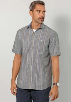 Overhemd - Braun/Blau