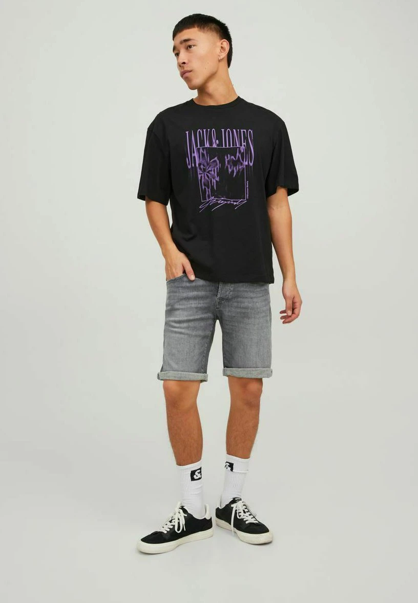 Jack & Jones Rick Icon - Jeansshort - Grey Denim 4 Jack & Jones Rick Icon - Jeansshort - Grey Denim - Afbeelding 2