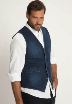 JP1880 V-Hals - Bodywarmer - Blue Denim -Jack and Jones Verkoopwinkel 62a04bcb04c34a1e95adfc80ec844120