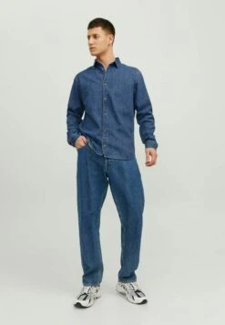 Jack & Jones Henry - Overhemd - Blue Denim -Jack and Jones Verkoopwinkel 62a55f2e21d0479f81bd6afe0e6456c4