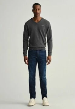 Gant Maxen Active-Recover - Jeans Tapered Fit - Dark Blue Denim
