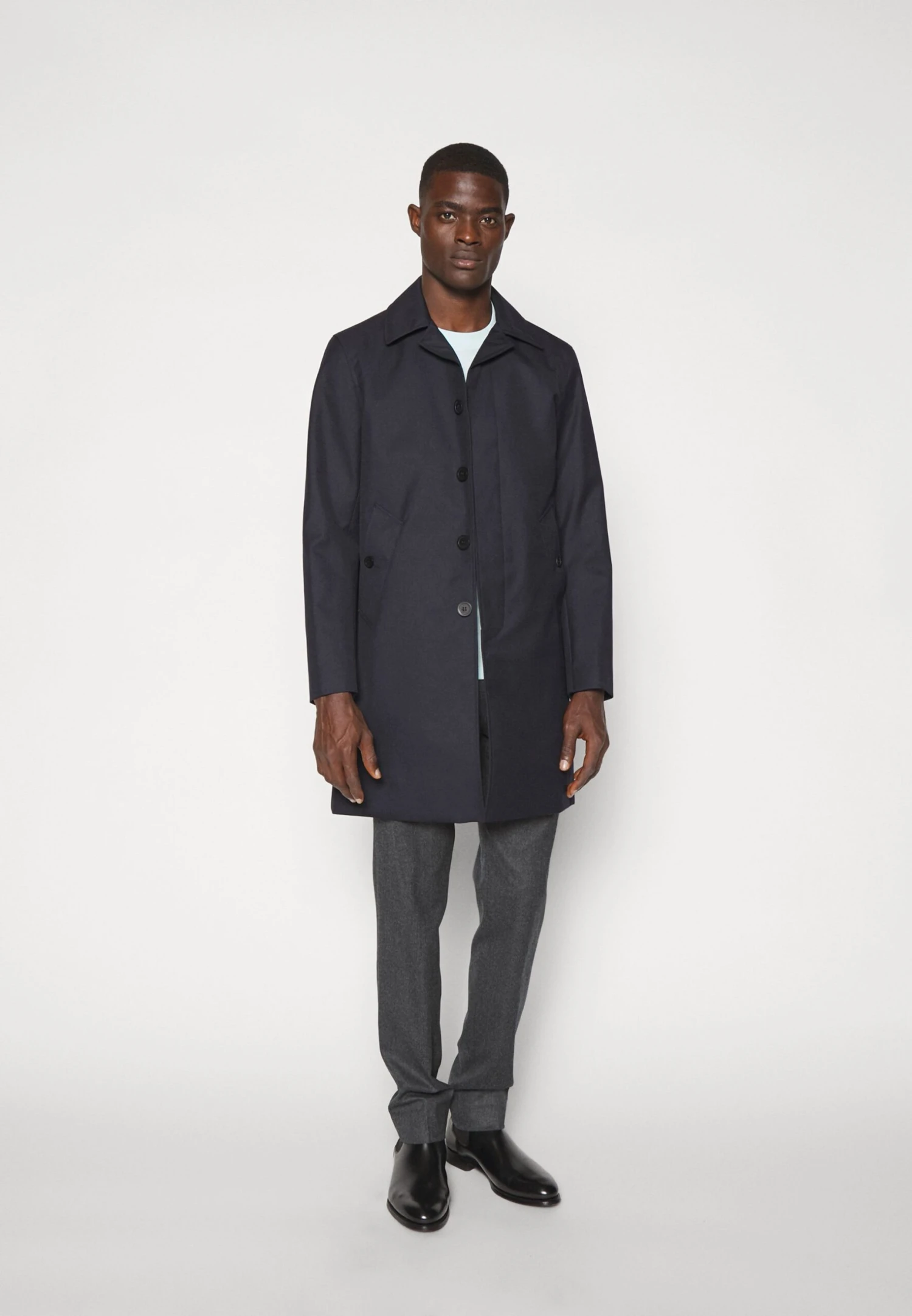 Sandro Trenchcoat - Marine 7 Sandro Trenchcoat - Marine - Afbeelding 5