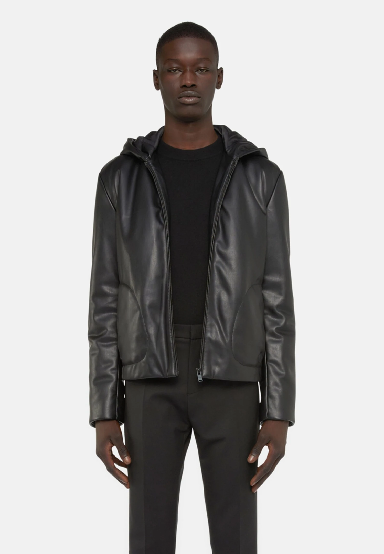 Trussardi Soft - Imitatieleren Jas - Black 3 Trussardi Soft - Imitatieleren Jas - Black