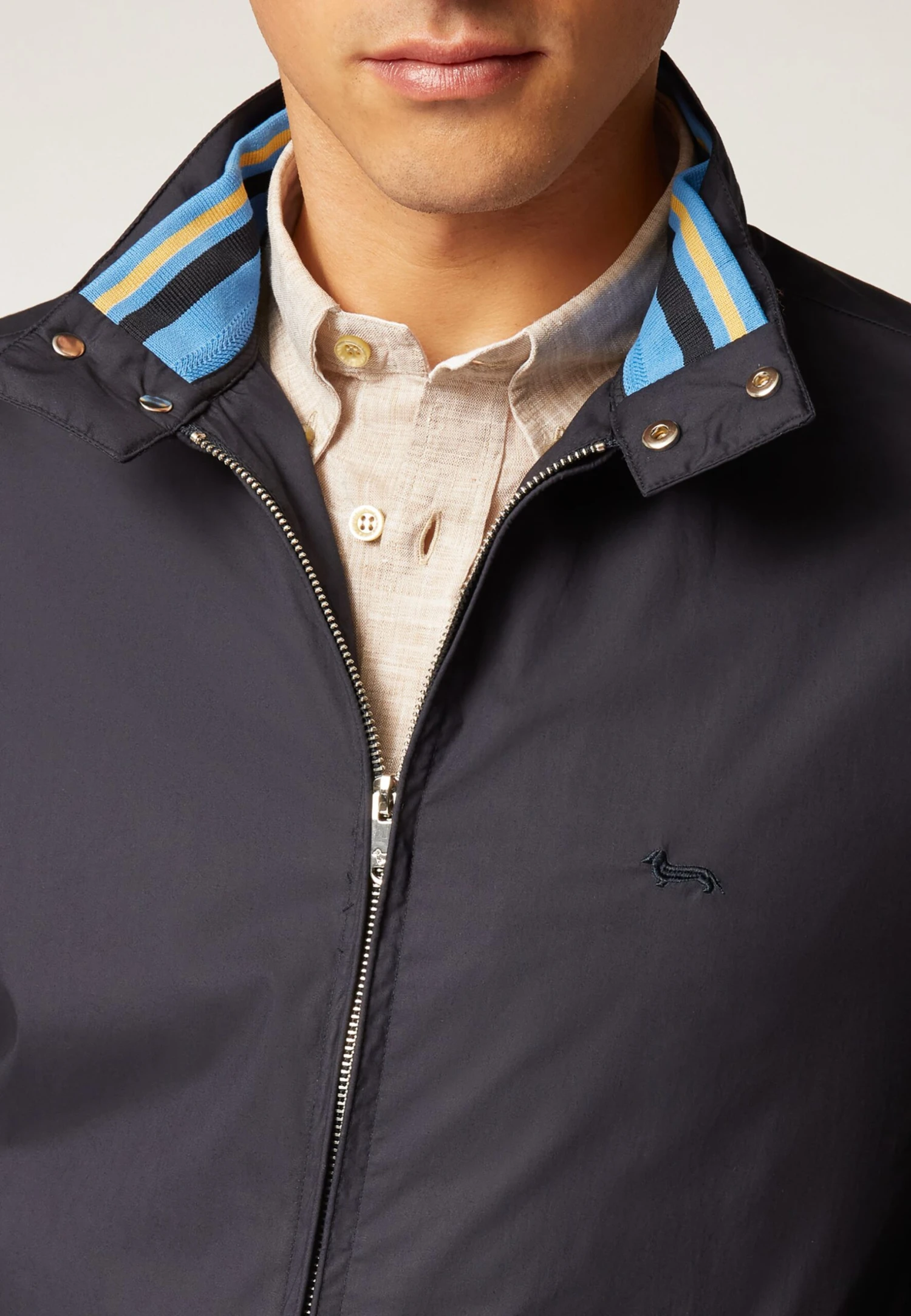 HARMONT&BLAINE In Paper Touch - Bomberjacks - Blu Scuro 6 HARMONT&BLAINE In Paper Touch - Bomberjacks - Blu Scuro - Afbeelding 4