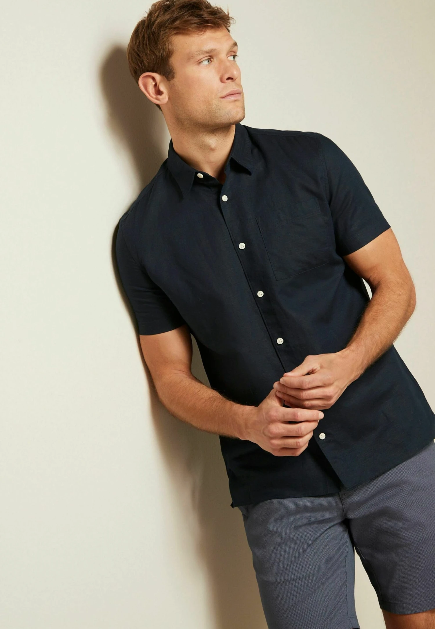 Next Short Sleeve - Overhemd - Navy 3 Next Short Sleeve - Overhemd - Navy