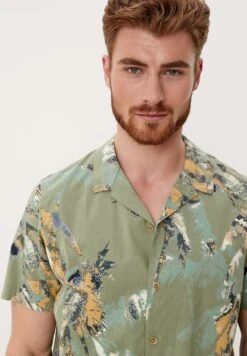 S.Oliver Korte Mouwen- Overhemd - Bottle Green Aop -Jack and Jones Verkoopwinkel 63dc4311ba8b4e31ad4bef158edf551b