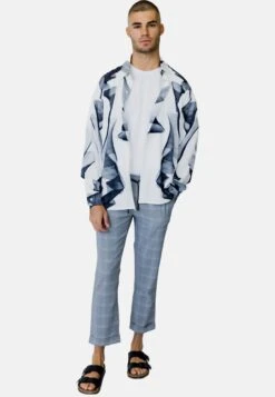 Lerchen-Print-Casual - Overhemd - Weiss -Jack and Jones Verkoopwinkel 6406cf91fe2d4fa6bcd48b712de8e714