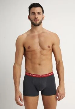 DIM 3 Pack - Onderbroeken - Gris Plomb/Rouge Chilli/Noir -Jack and Jones Verkoopwinkel 65851a263e934c76aa4cbcae47b62483