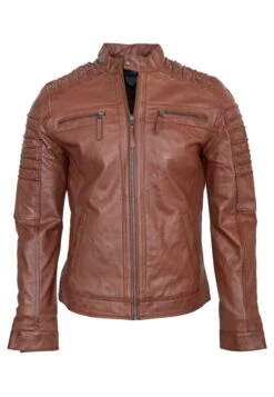 Leren Jas - Cognac Braun 13 Leren Jas - Cognac Braun -Jack and Jones Verkoopwinkel 666255705b9e488883abb1d00cf095e8