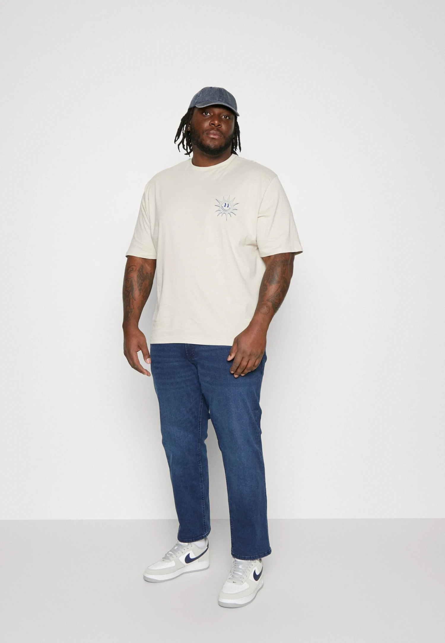 Jack & Jones Jjimike Jjoriginal Sq 350 Pls - Straight Leg Jeans - Blue Denim 4 Jack & Jones Jjimike Jjoriginal Sq 350 Pls - Straight Leg Jeans - Blue Denim - Afbeelding 2