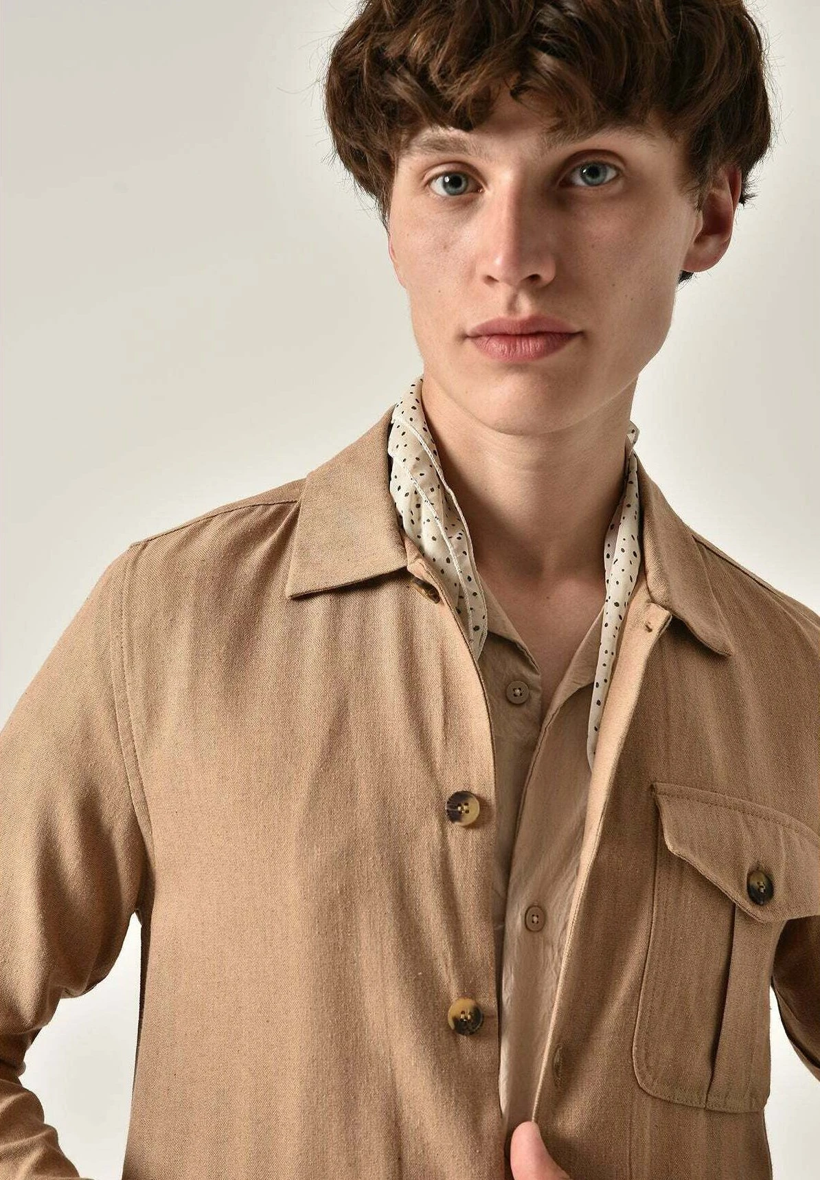 Regular Fit- Overhemd - Camel 6 Regular Fit- Overhemd - Camel - Afbeelding 4