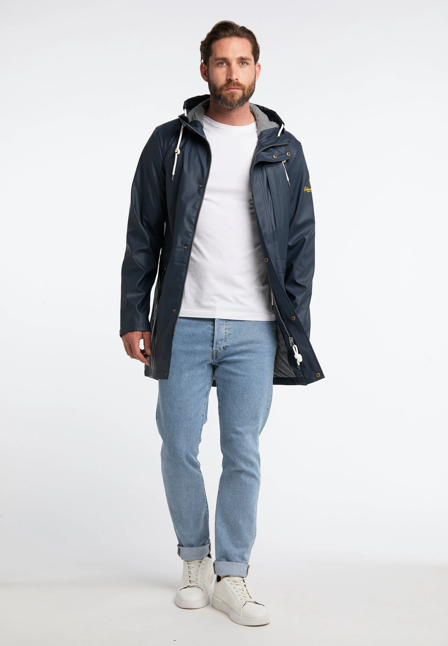 Schmuddelwedda Incus - Parka - Marine Grau Melange 4 Schmuddelwedda Incus - Parka - Marine Grau Melange - Afbeelding 2