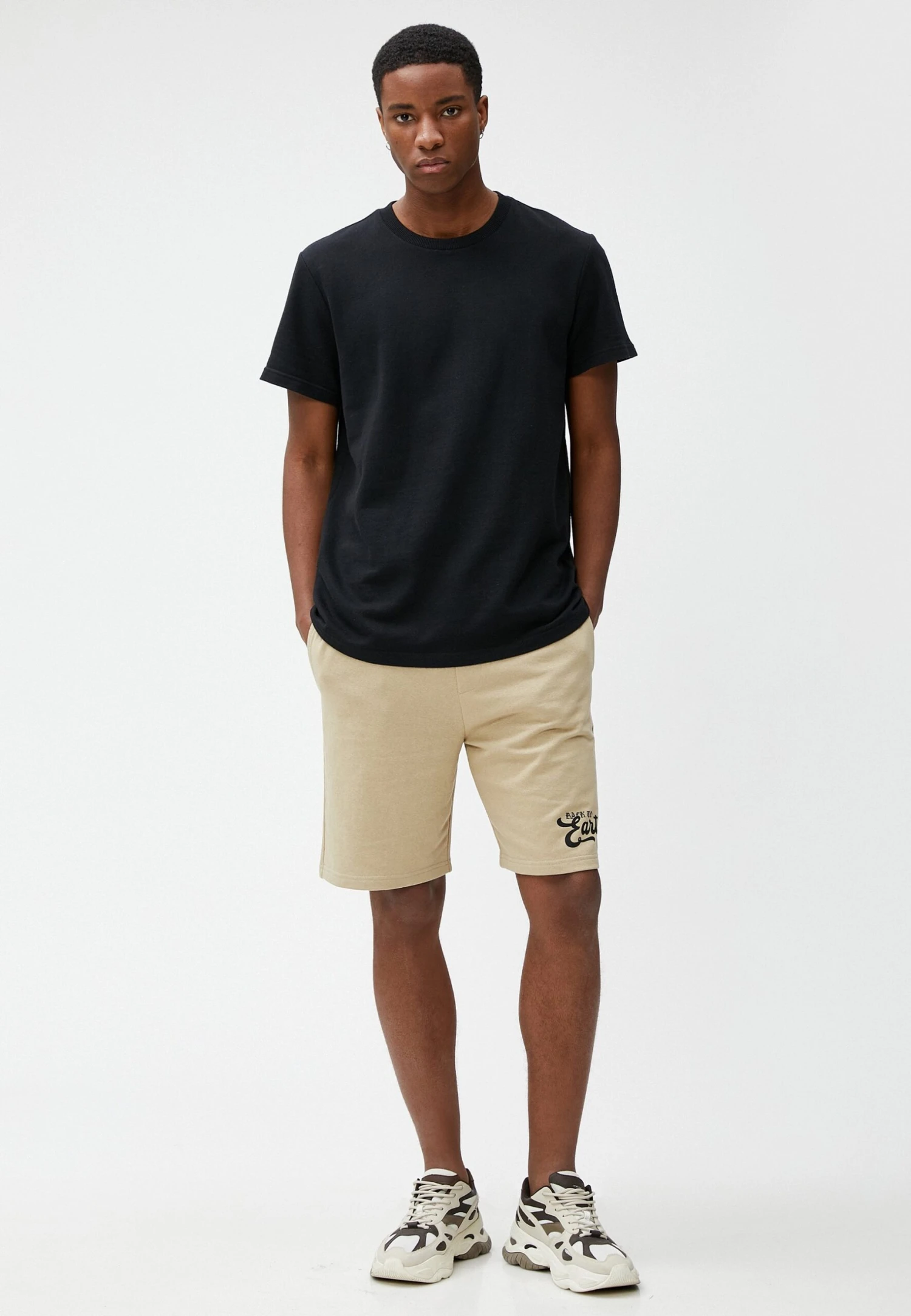 Koton Slogan Printed Drawstring Pocket Detailed - Trainingsbroek - Camel 4 Koton Slogan Printed Drawstring Pocket Detailed - Trainingsbroek - Camel - Afbeelding 2