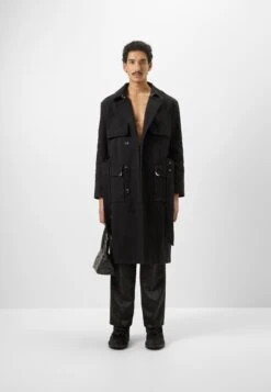 Han Kjøbenhavn Cargo Trenchcoat - Trenchcoat - Black -Jack and Jones Verkoopwinkel 687d7452cc0e476789fe54b012936f08