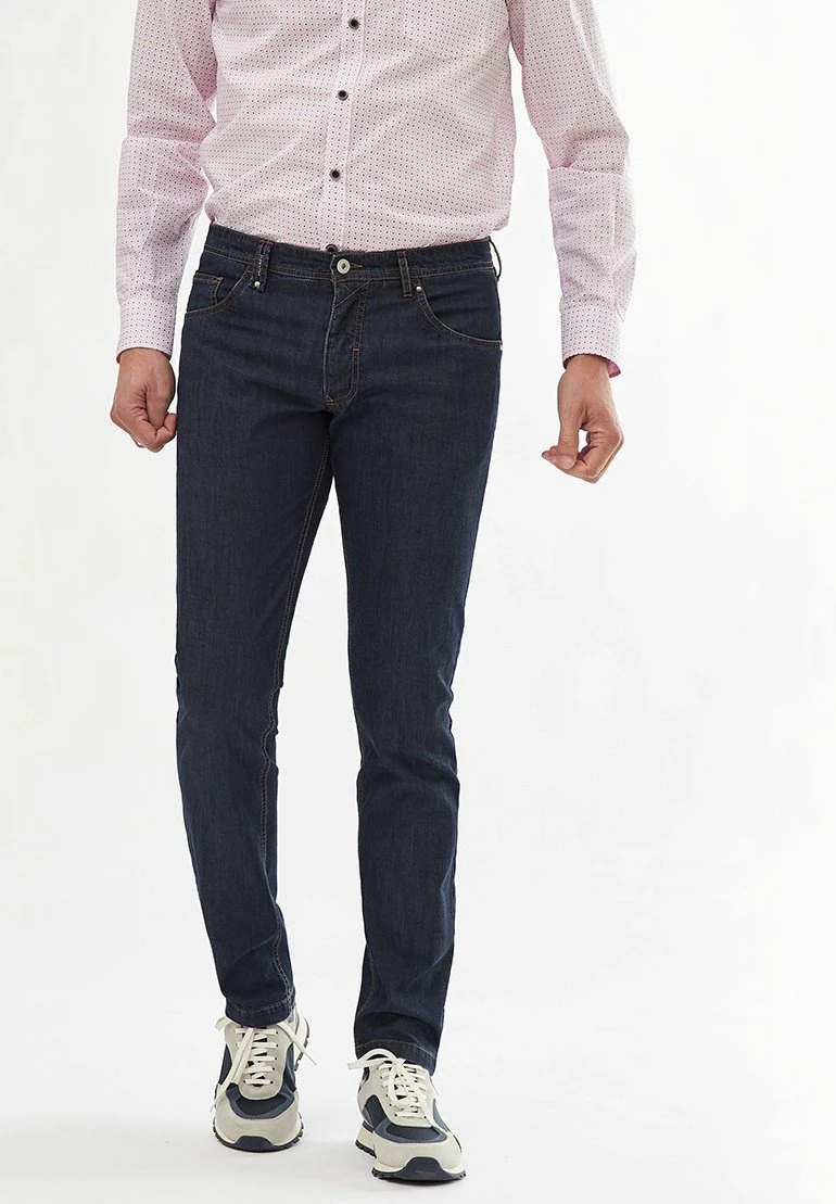 With Super Stone Wash - Slim Fit Jeans - Azul Oscuro 3 With Super Stone Wash - Slim Fit Jeans - Azul Oscuro