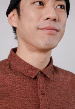 Brava Fabrics Mouline Regular - Overhemd - Orange -Jack and Jones Verkoopwinkel 68d651564c65442f9545fea15afd6265