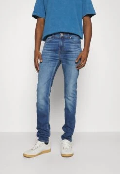 7 For All Mankind Cutback - Slim Fit Jeans - Mid Blue