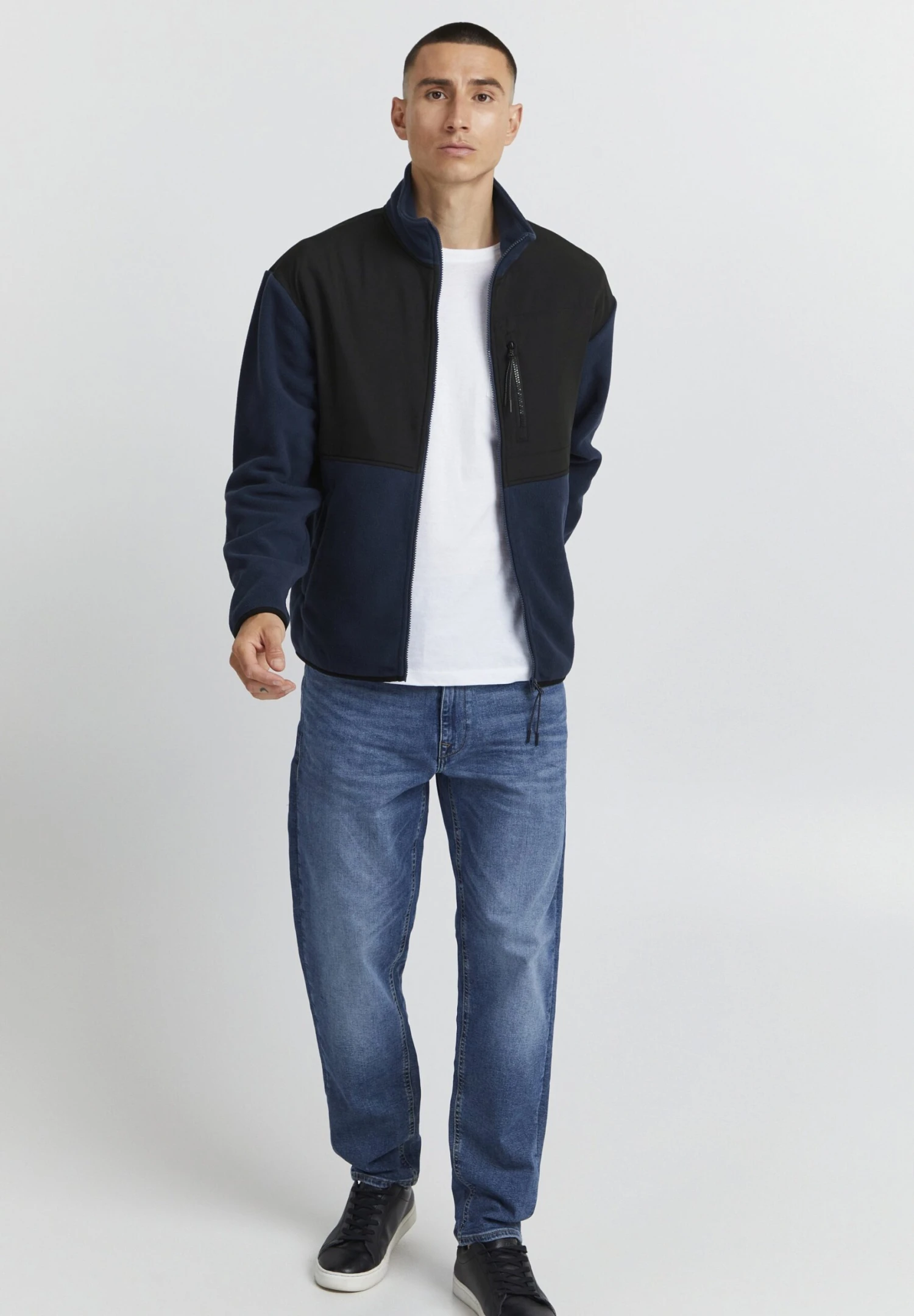 Blend Fleecejas - Dress Blues 4 Blend Fleecejas - Dress Blues - Afbeelding 2